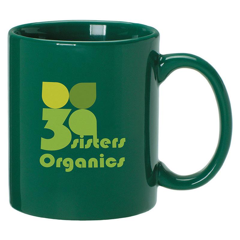 USA Mug 11 oz. Green