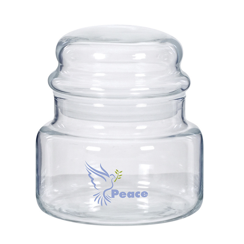Round Glass Apothecary Jar