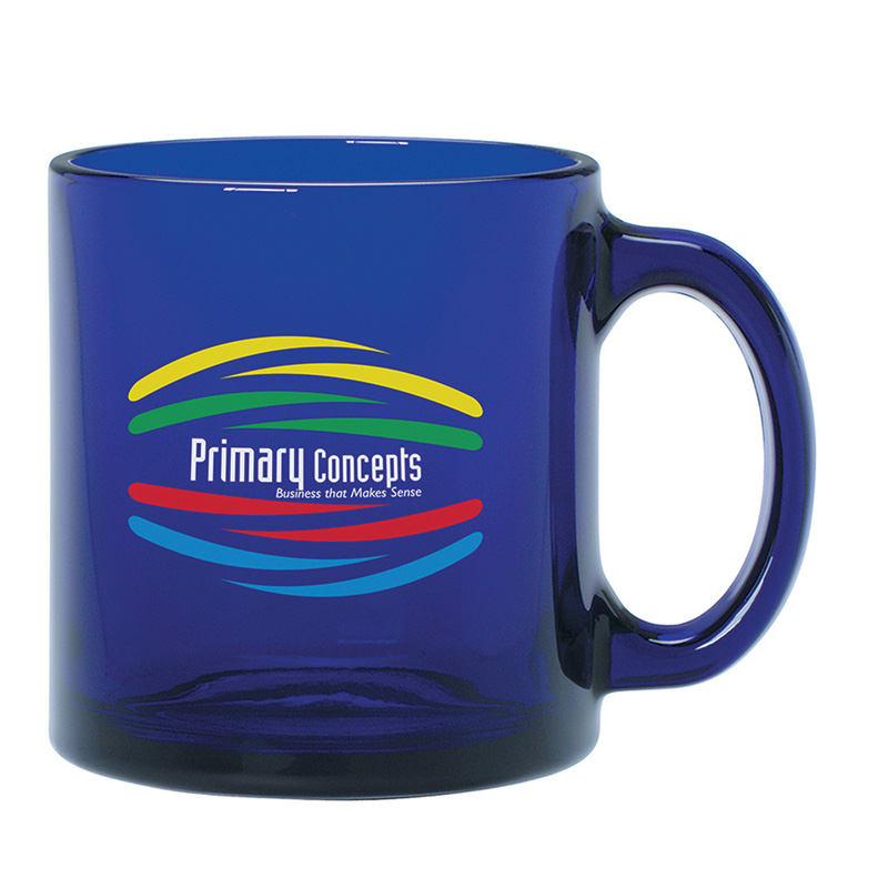 Blue Glass Mug