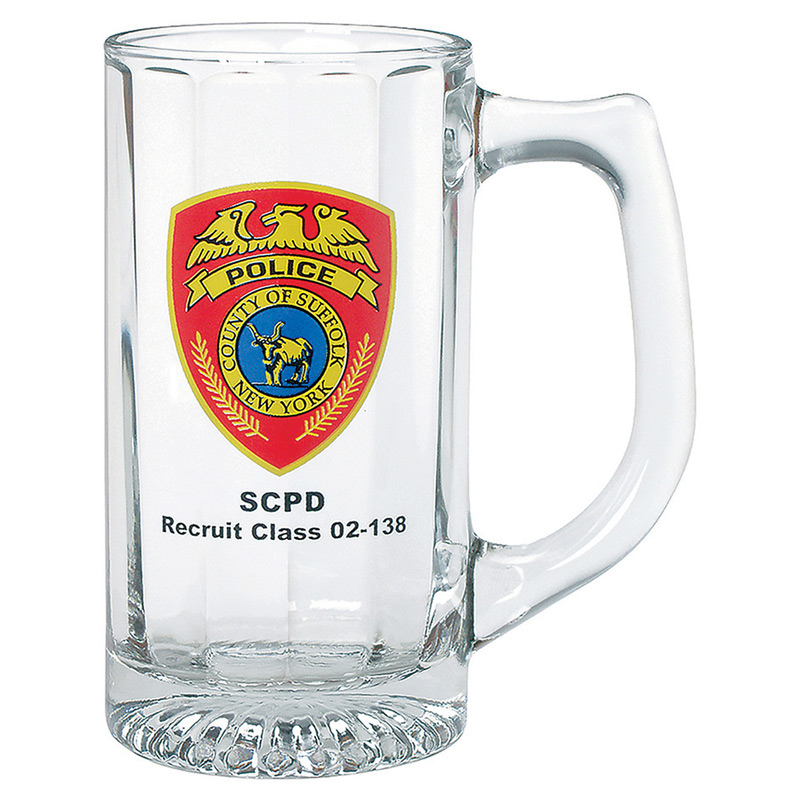 Clear Glass Optic Sports Stein