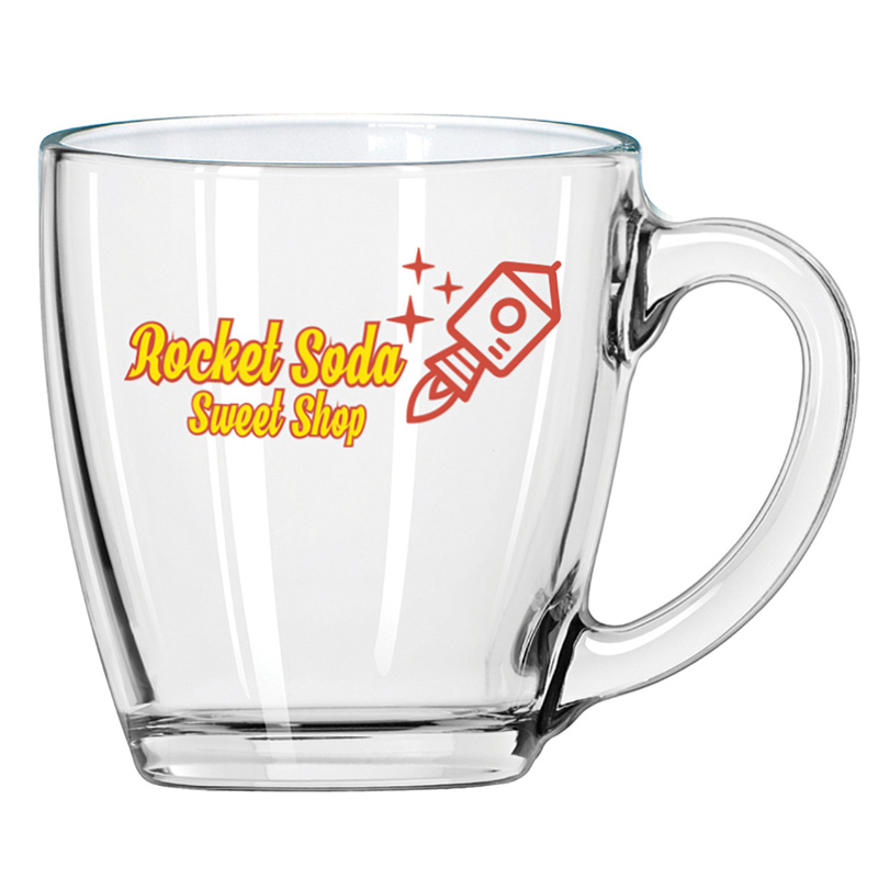 Clear Glass Bistro Mug