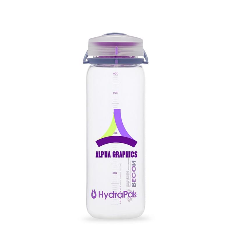 HydraPak RECON Bottle 25 oz Clear/Iris/Violet