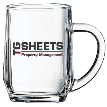 Clear Glass Haworth Mug