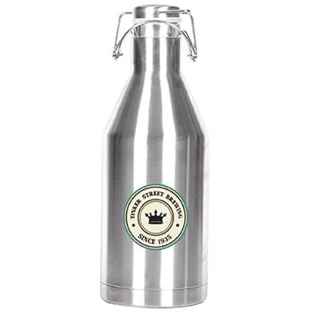 Double Wall Stainless Steel Growler 64oz